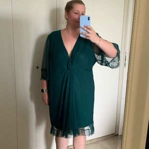 *NEVER WORN* teal party dress